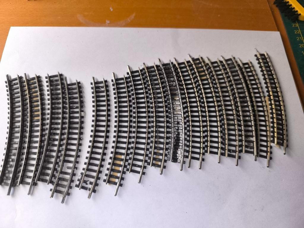 15 rails minitrix n 4912, Ophalen of Verzenden, Gebruikt, Rails