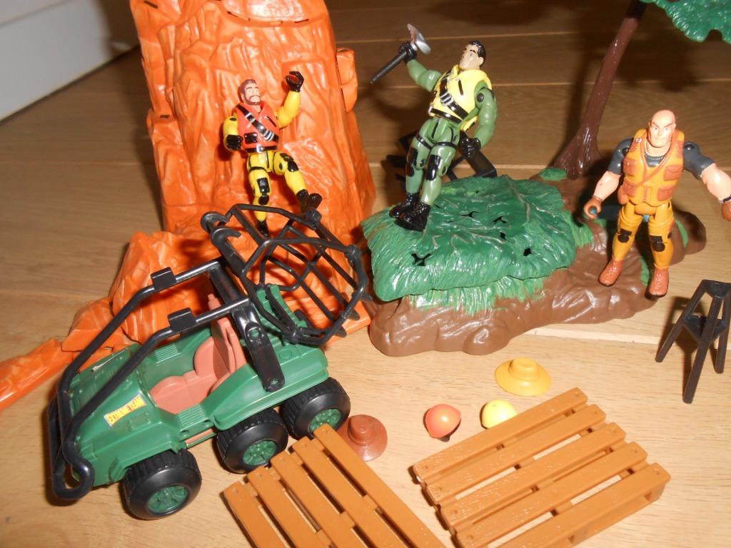 paysage vintage rocher jeep 3 soldats aimantés OSFT 1999, Enlèvement, Comme neuf