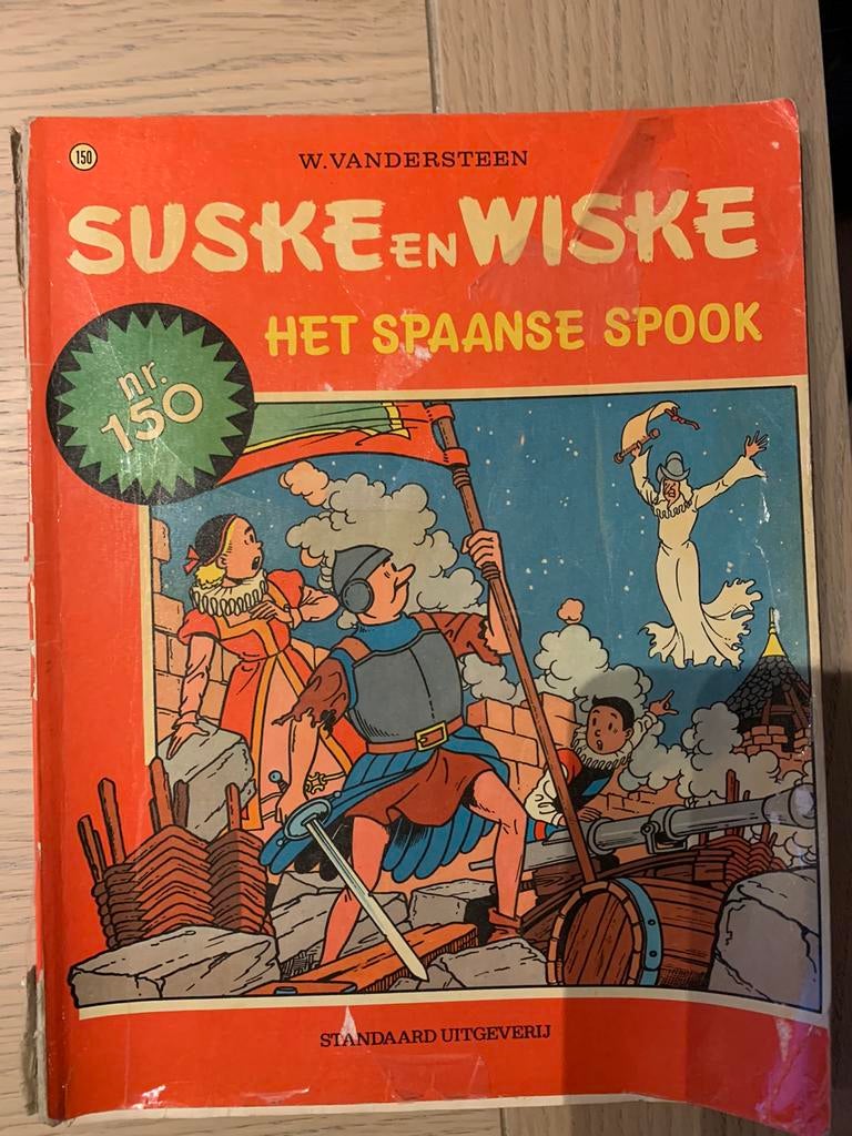 Het Spaanse Spook - Suske en Wiske, Boeken, Willy Vandersteen, Eén stripboek, Ophalen, Gelezen