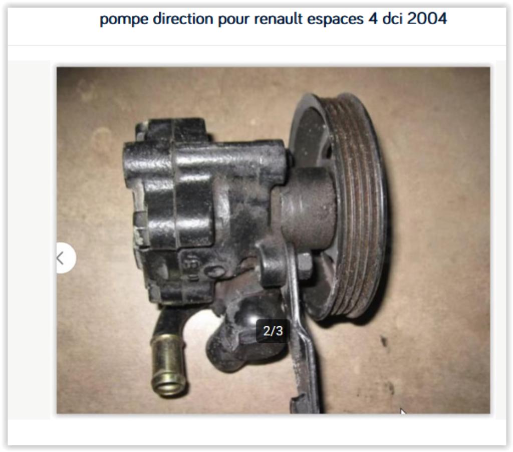 pompe direction pour renault espaces 1.9dci 2004, Enlèvement ou Envoi, Utilisé, Renault