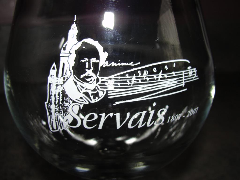 Verre à bière « Servais » de Halle (1807-2007)., Enlèvement ou Envoi, Neuf, Verre ou Verres, Autres marques