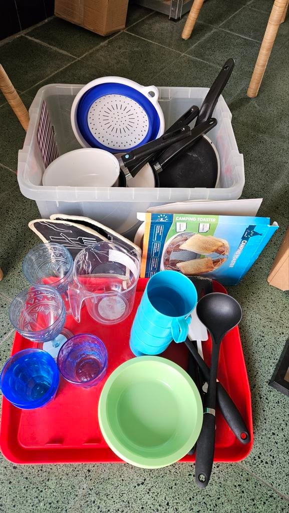 Kampeeraccessoires, Ophalen