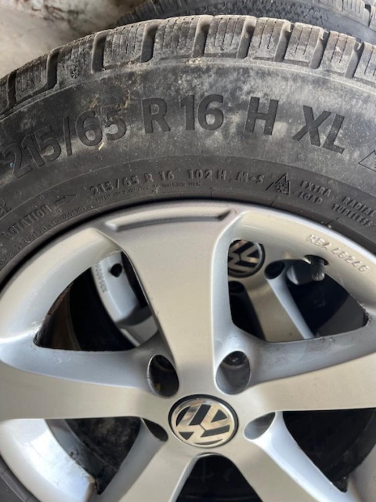 4 pneus Continental WinterContact TS 215/65 R16 H sur jantes, Autos : Pièces & Accessoires, 16 pouces, Pneu(s), Enlèvement, Utilisé