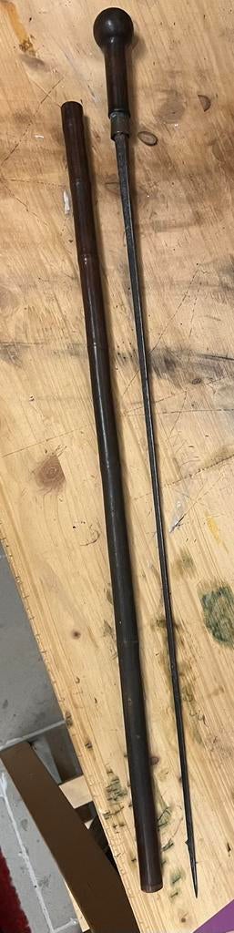 Antieke wandelstok, Ophalen, Gebruikt