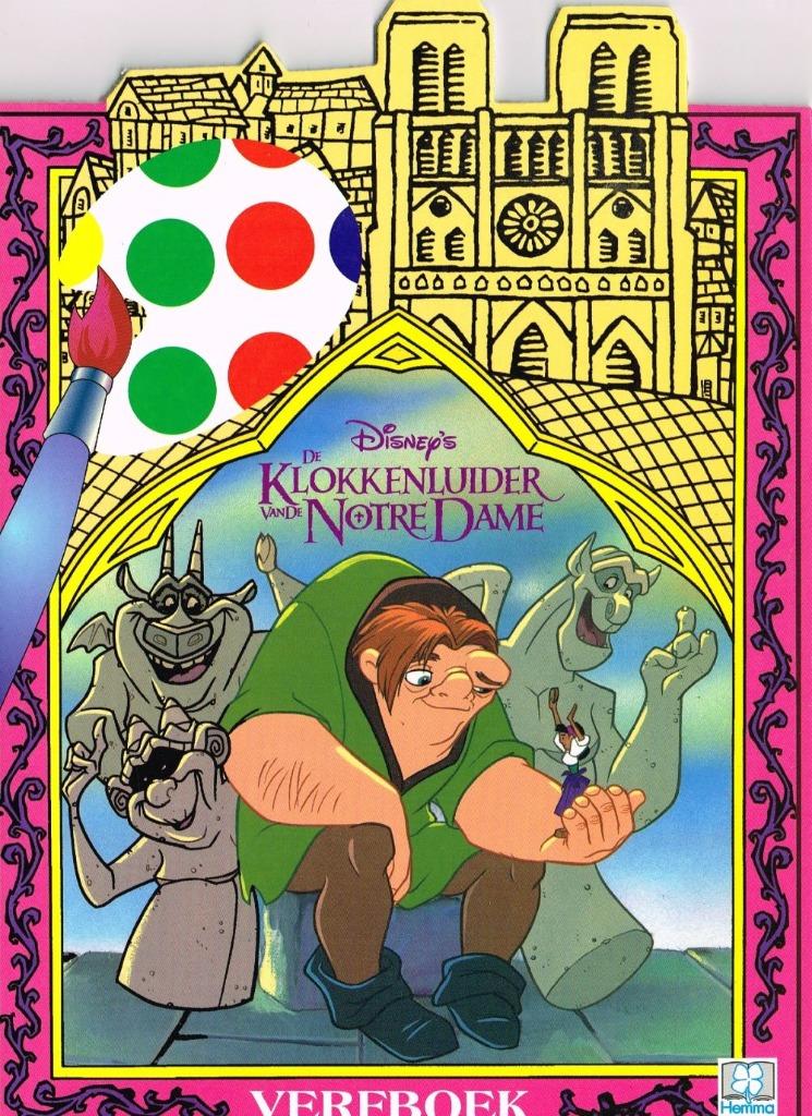 De klokkenluider van de Notre Dame - Verfboek - Disney, Verzamelen, Ophalen of Verzenden, Assepoester of Belle, Nieuw, Overige typen