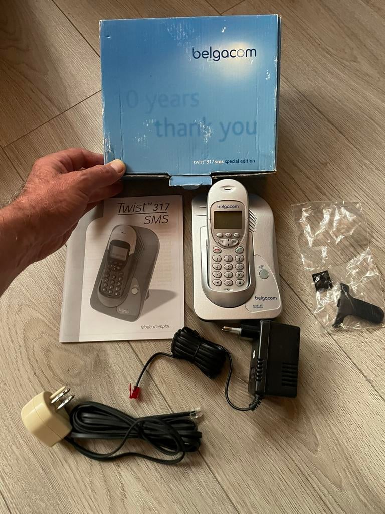 Téléphone sans fil Belgacom NEUF JAMAIS UTILISÉ EMBALLAGE, Télécoms, Enlèvement ou Envoi, Neuf, 1 combiné, À Faible Émission d'Ondes