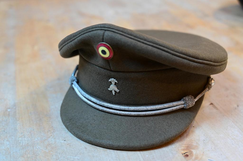 Genie - Kepi adjudant jaar 1961, Verzenden, Landmacht, Helm of Baret