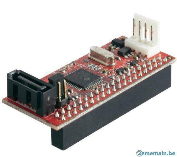 Adaptateur convertisseur 3,5 ou 5,25 IDE Femelle to SATA, Neuf
