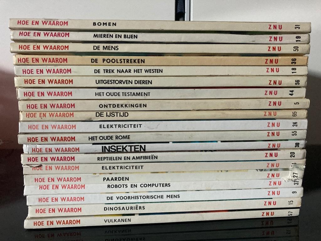 Hoe en Waarom (diverse titels) 2+1 gratis., Livres, Science, Utilisé, Enlèvement ou Envoi