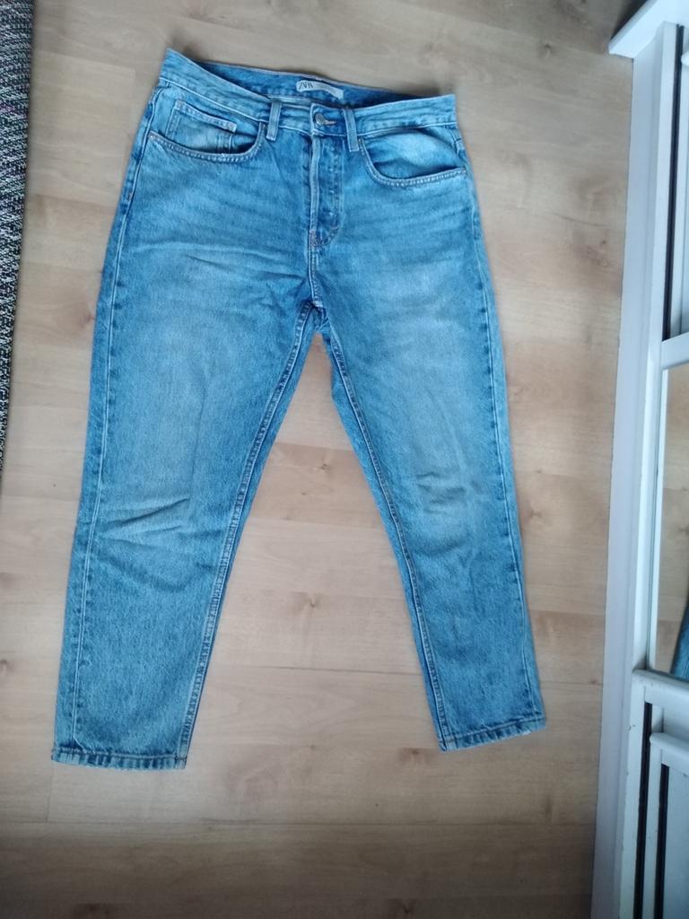 Lichtblauwe spijkerbroek Zara, Vêtements | Hommes, Jeans, W32 (confection 46) ou plus petit, Comme neuf, Bleu, Enlèvement ou Envoi