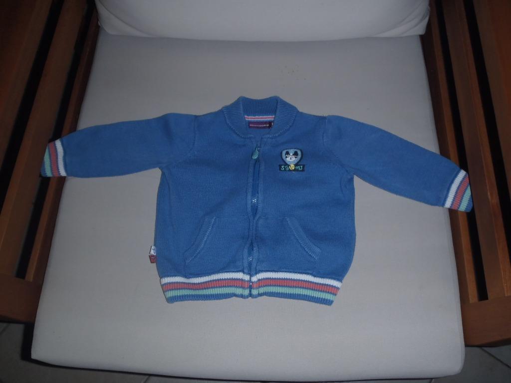 middelblauw vest maat 74 - Sergent Major, Kinderen en Baby's, Overige typen, Ophalen of Verzenden, Zo goed als nieuw, Sergent Major