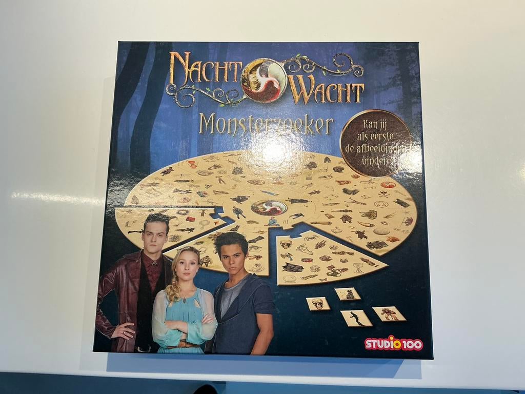 Nachtwacht monsterzoeker lynx gezelschapsspel -nieuw- 5jaar, Hobby en Vrije tijd, Een of twee spelers, Ophalen, Nieuw, Studio 100