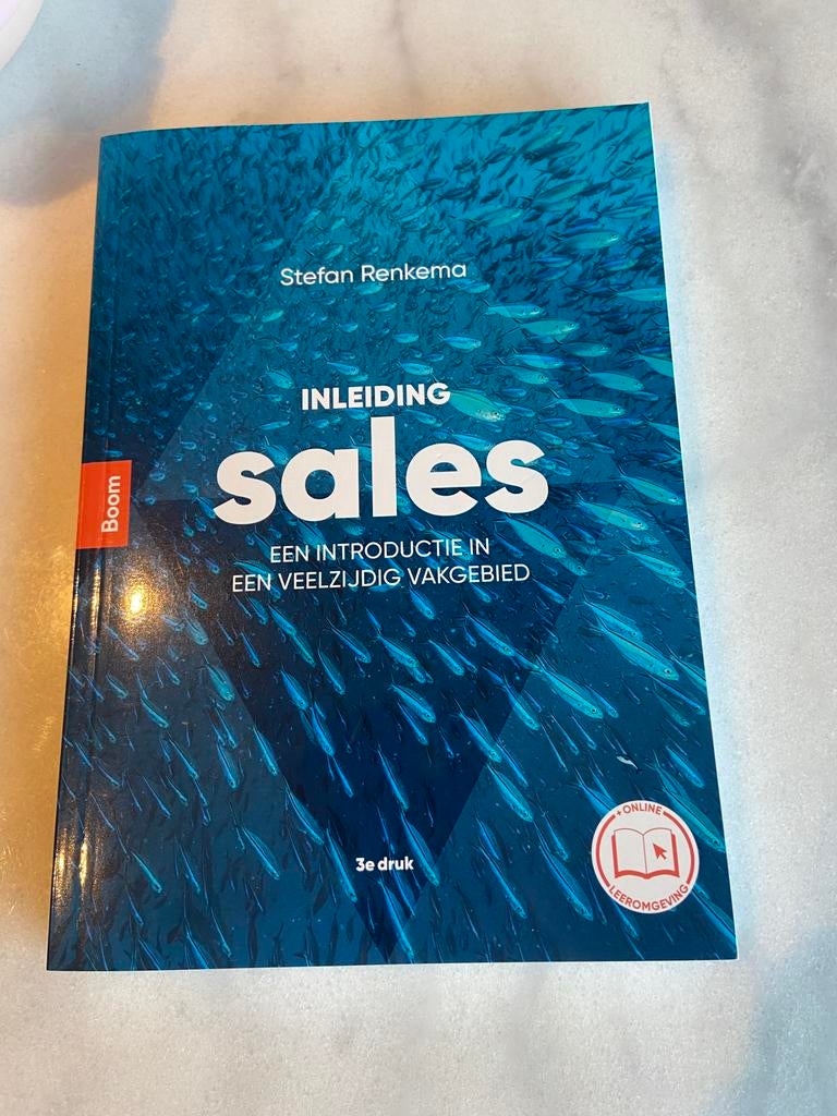 Boek Inleiding Sales - Stefan Renkema (nieuw!), Enlèvement ou Envoi, Neuf, Économie et Marketing, Stefan Renkema