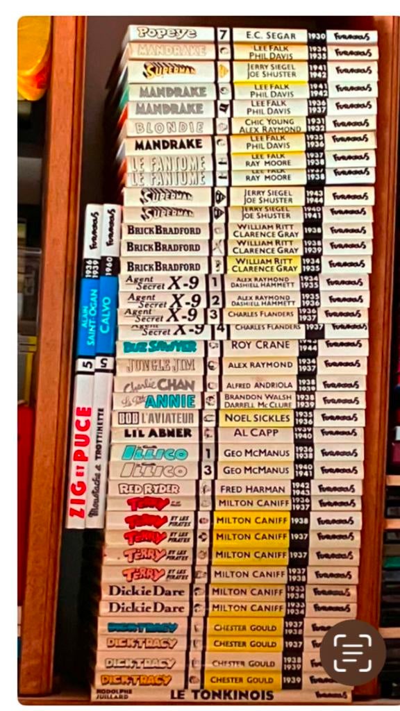 41 Bds.Héros Anciens.Collection Futuropolis, Plusieurs comics, Enlèvement, Utilisé