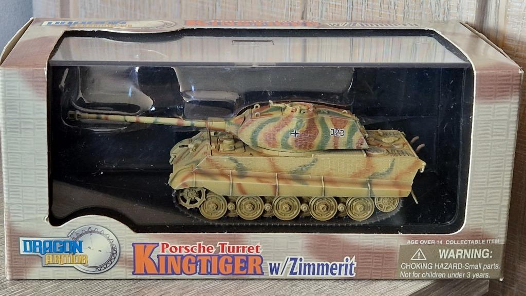 Dragon Armor 60263 Kingtiger Porsche Turret Mailly le Camp, Enlèvement ou Envoi, Armée de terre, Miniature ou Figurine