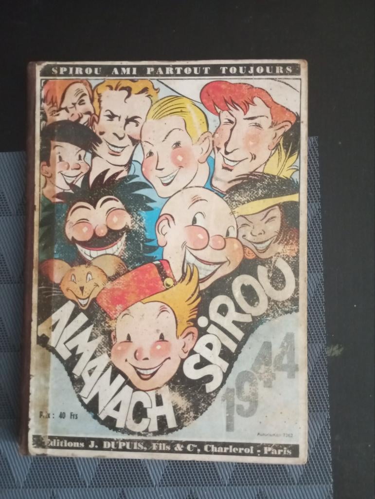 Strip Spirou Almanach 1944, Enlèvement ou Envoi