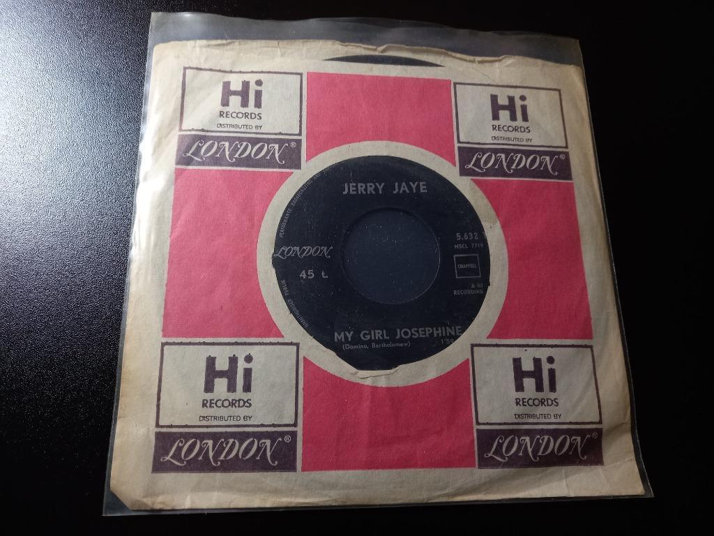 Jerry Jaye ‎– My Girl Josephine '7 Rock and Roll, Gebruikt, 7 inch, Single, Ophalen of Verzenden