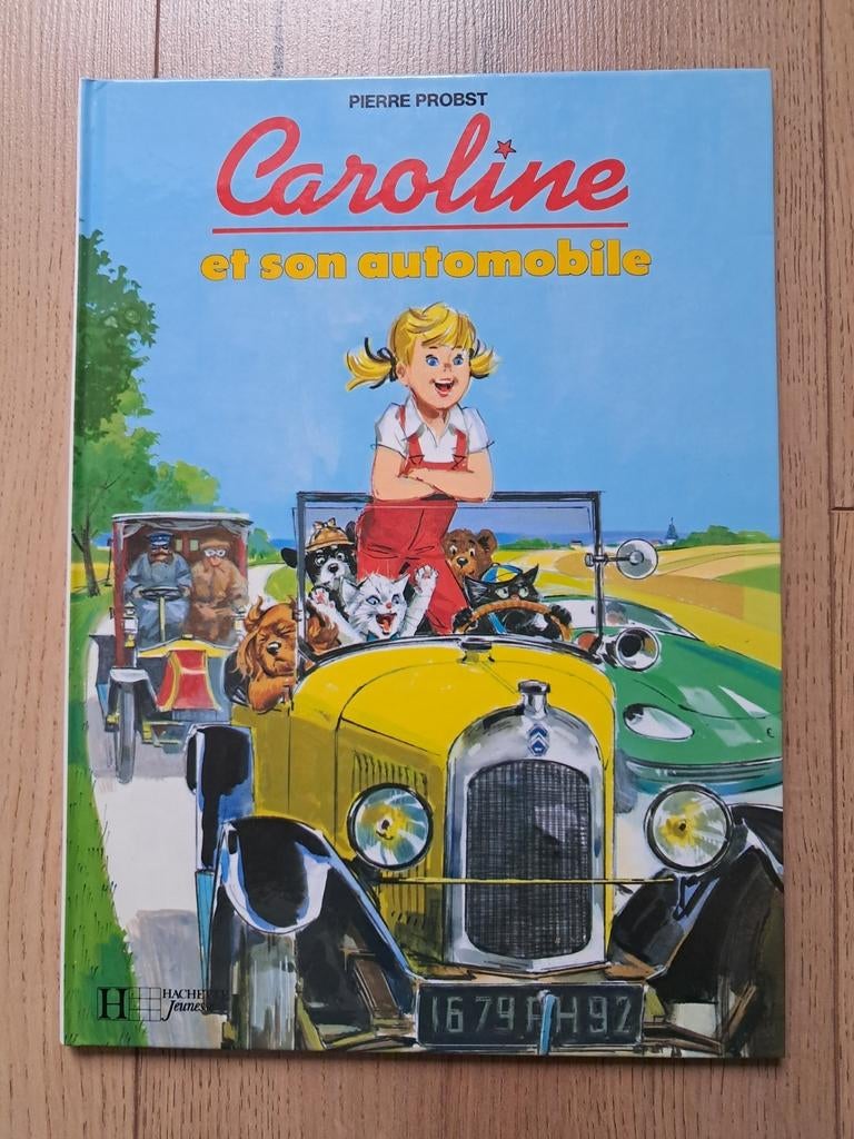 Livre vintage "Caroline et son automobile", Garçon ou Fille, Enlèvement ou Envoi, Fiction général, Utilisé