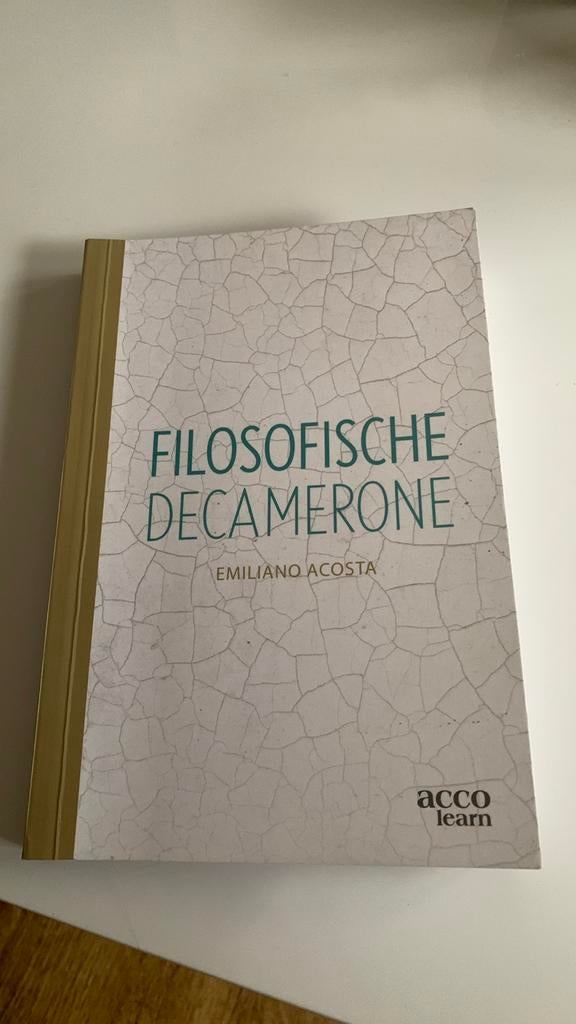 Emiliano Acosta - Filosofische decamerone, Boeken, Ophalen of Verzenden, Zo goed als nieuw, Emiliano Acosta