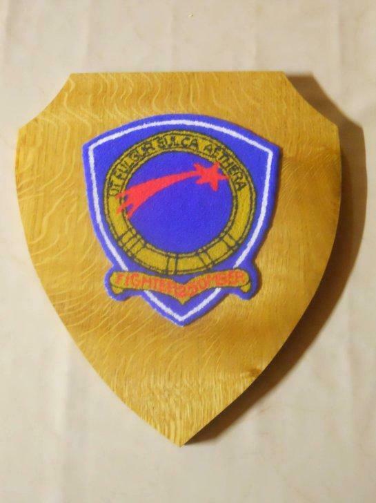 Large Crest Belgian Air Force 2SQN Florennes Schild ( CR1 ), Collections, Objets militaires | Général, Armée de l'air, Enlèvement ou Envoi