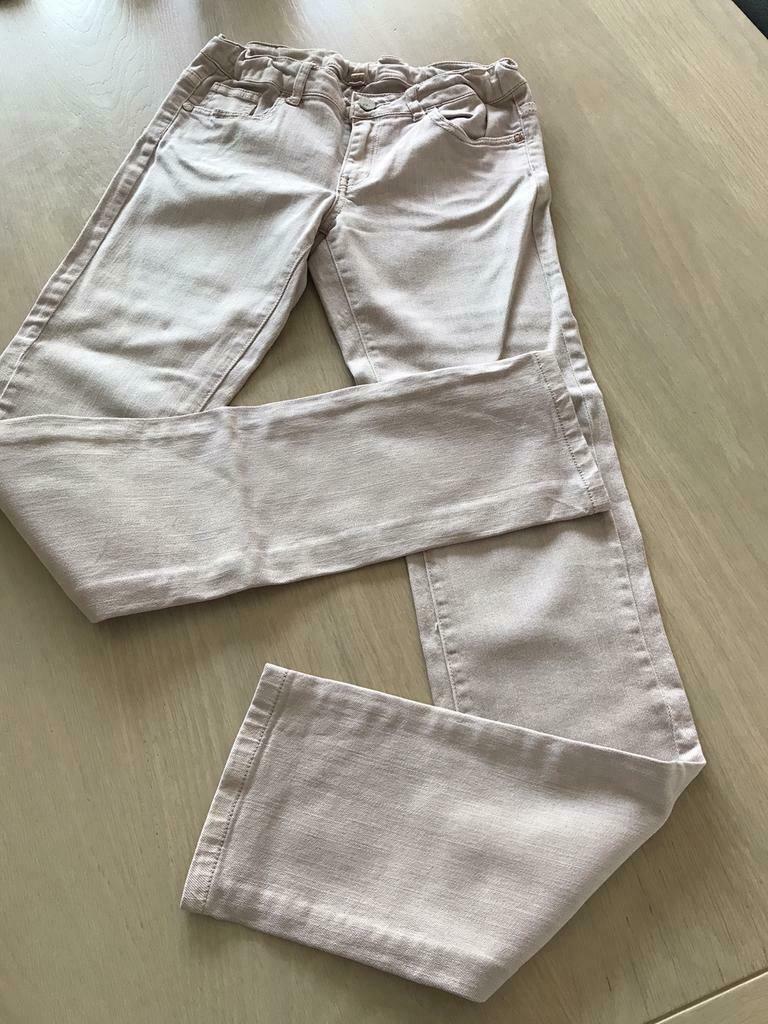 Lichtroze jeans CKS maat 164, Kinderen en Baby's, Kinderkleding | Maat 164, Broek, Gebruikt, Meisje, Ophalen of Verzenden