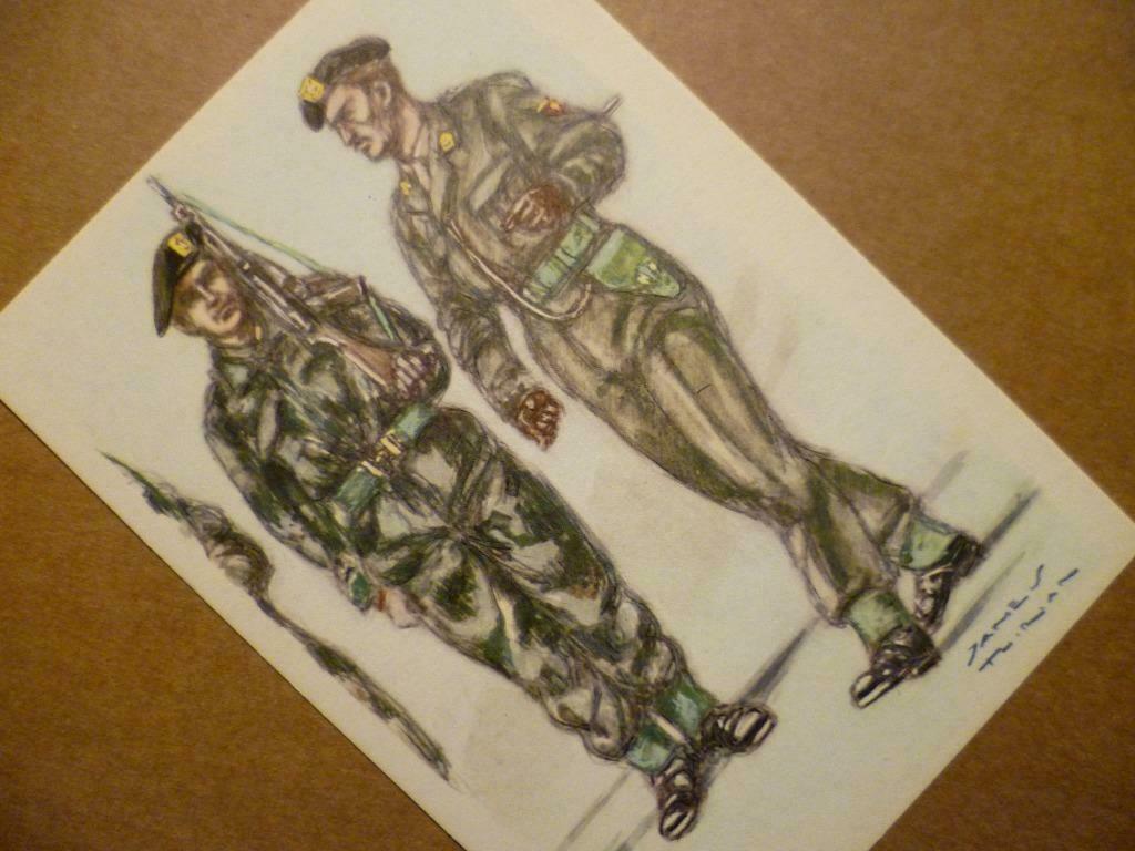 Jagers te paard, Officier, Jager, 1963, Historia, Belgische, Envoi, Armée de terre, Vêtements ou Chaussures