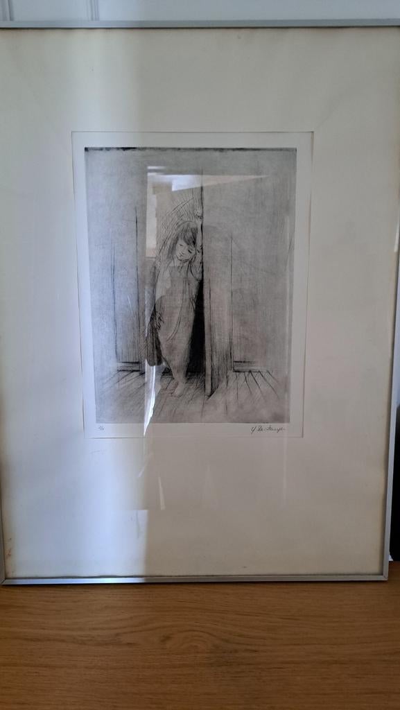 Dessin signé, Antiek en Kunst, Ophalen of Verzenden
