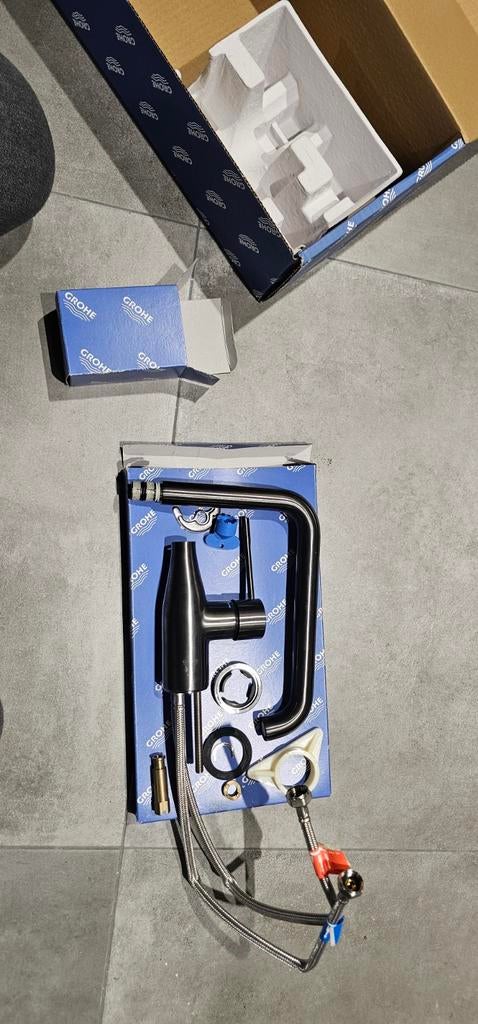 Robinet cuisine NOIR BRUCHED Grohe 30269ALO NEUF, Enlèvement ou Envoi, Robinet