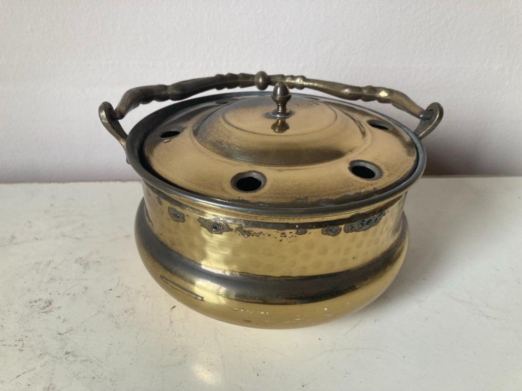 Koperen antieke waterverdamper, Antiek en Kunst, Ophalen, Koper
