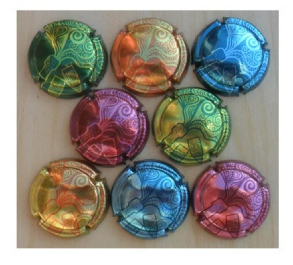 Champagne capsules - Generieken Fantaisie  (G 1291), Envoi