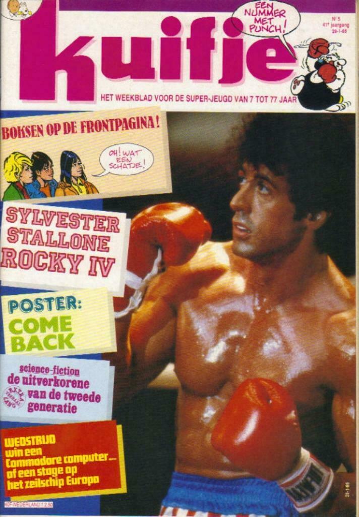 Weekblad Kuifje van 28-1-1986, 41ste Jaargang, Nummer 5, Gelezen, Europa, Ophalen of Verzenden, Meerdere comics