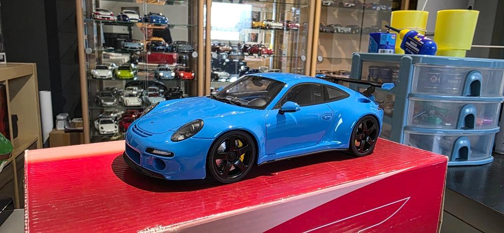 Porsche 911 (991) RUF RTR 1/18 Gt-Spirit, Ophalen of Verzenden, Zo goed als nieuw, Auto, Overige merken