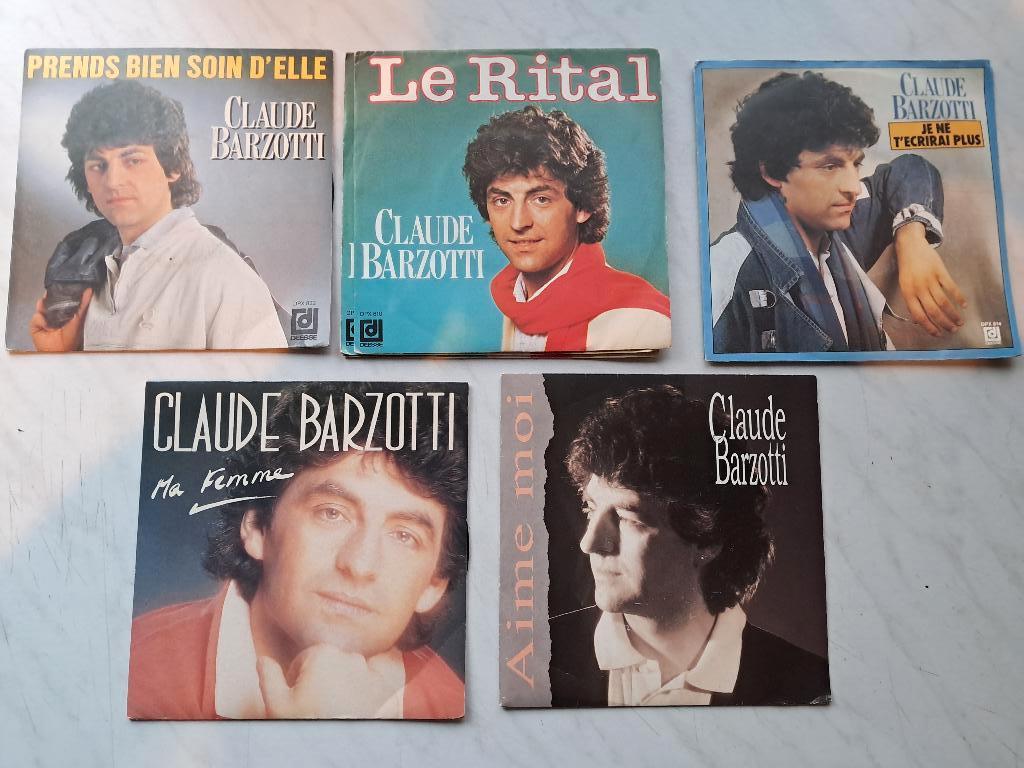 Lot Claude Barzotti (7"), CD & DVD, Enlèvement ou Envoi