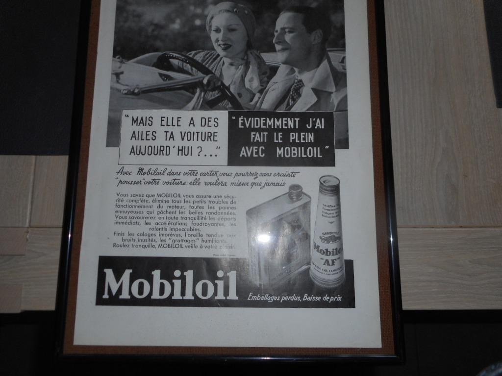 Reklame Shell Mobiloil, Verzamelen, Ophalen of Verzenden, Gebruikt, Reclamebord