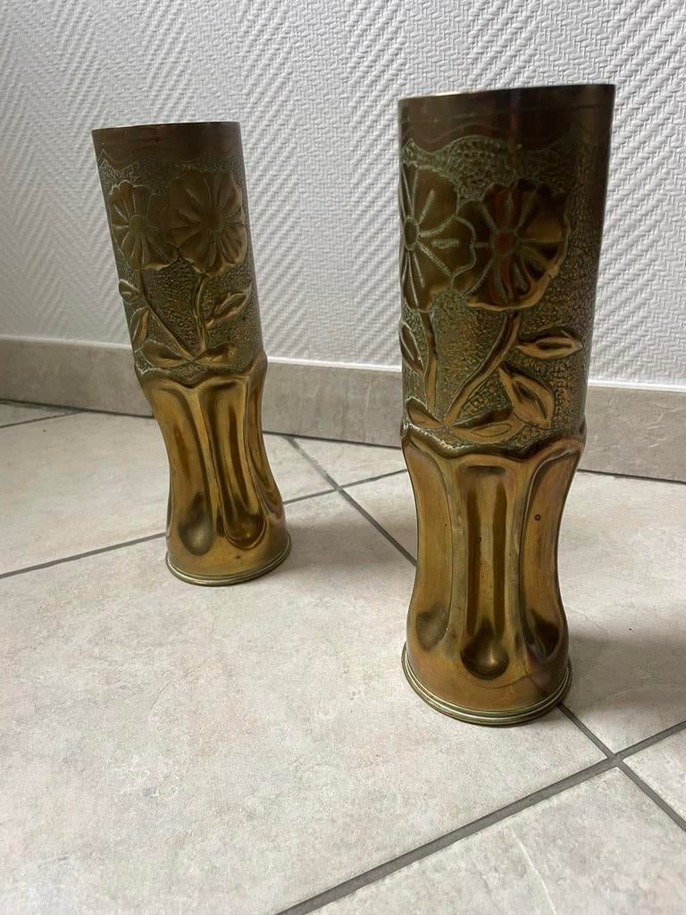 Vases douille obus …faire offre, Ophalen of Verzenden