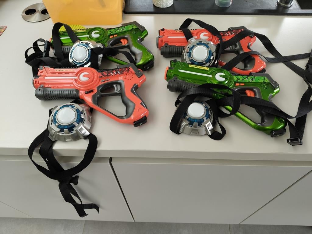 light battle, lazer shooting, Ophalen, Zo goed als nieuw