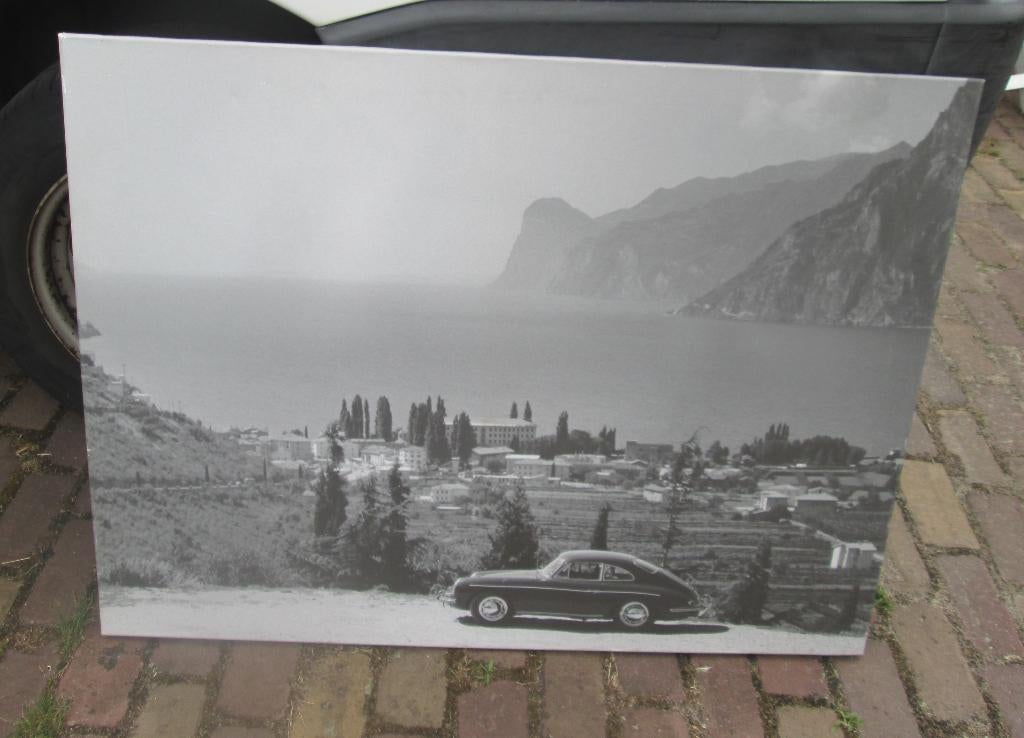 Prachtige oude Zwart-Wit Foto's op doek - 101x76, Ophalen of Verzenden, Zo goed als nieuw, Foto of Poster
