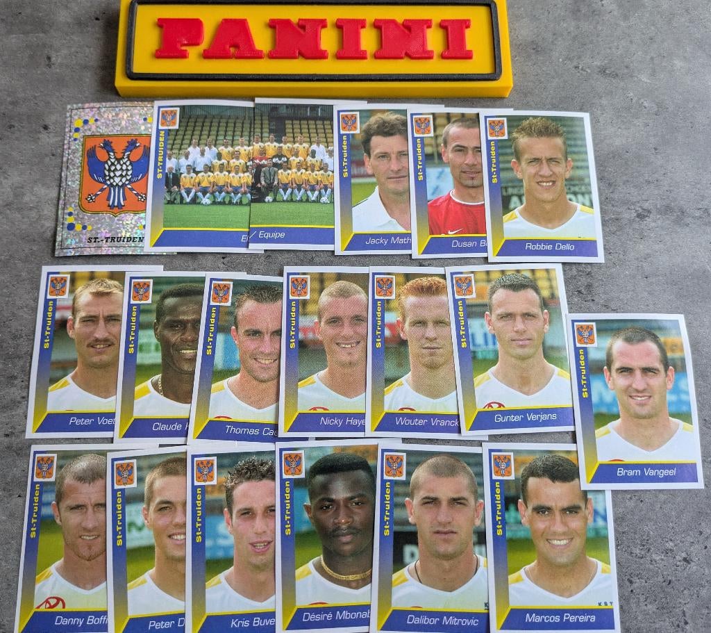 PANINI STICKERS 19X FOOTBALL 2003 SINT TRUIDEN  VOETBAL, Verzenden, Nieuw