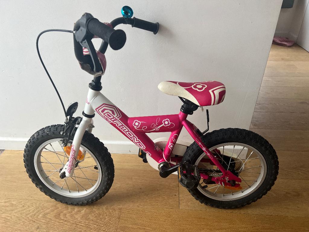 Velo enfant 14inch, Vélos & Vélomoteurs, Enlèvement, Utilisé, Moins de 16 pouces, Diamond