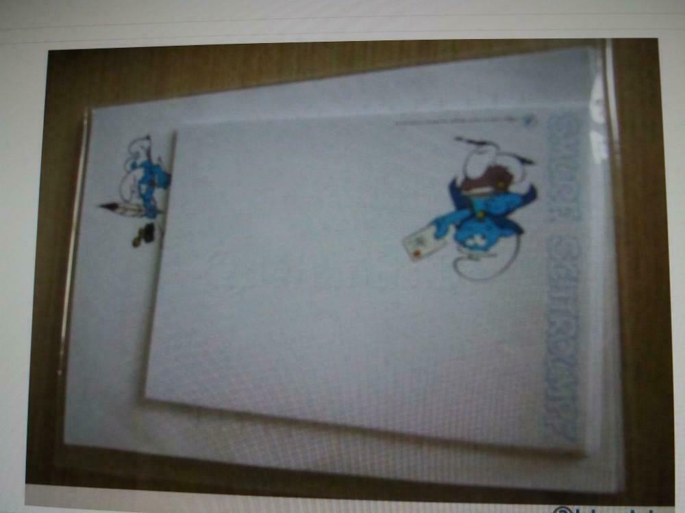 nieuw briefpapier - Smurfen en Suske en Wiske, Enlèvement, Neuf