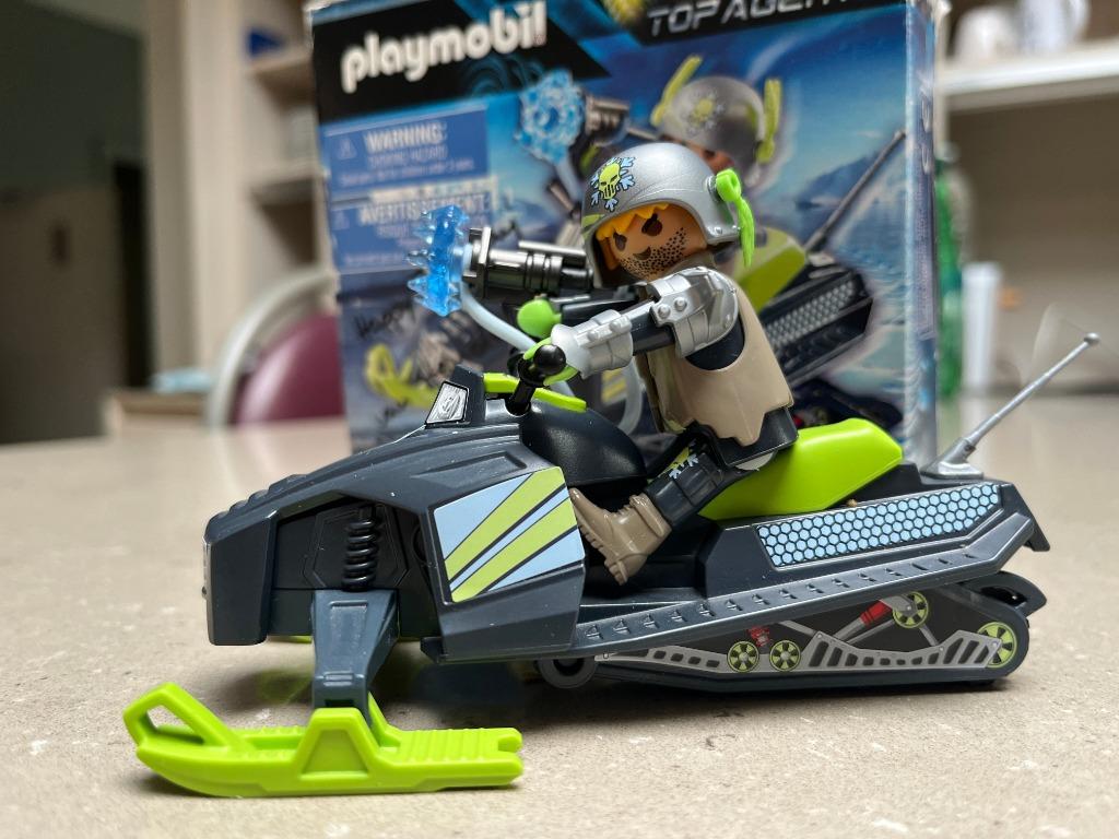 MOTONEIGE PLAYMOBIL Top Agents Arctic Rebels, Enlèvement, Comme neuf, Ensemble complet