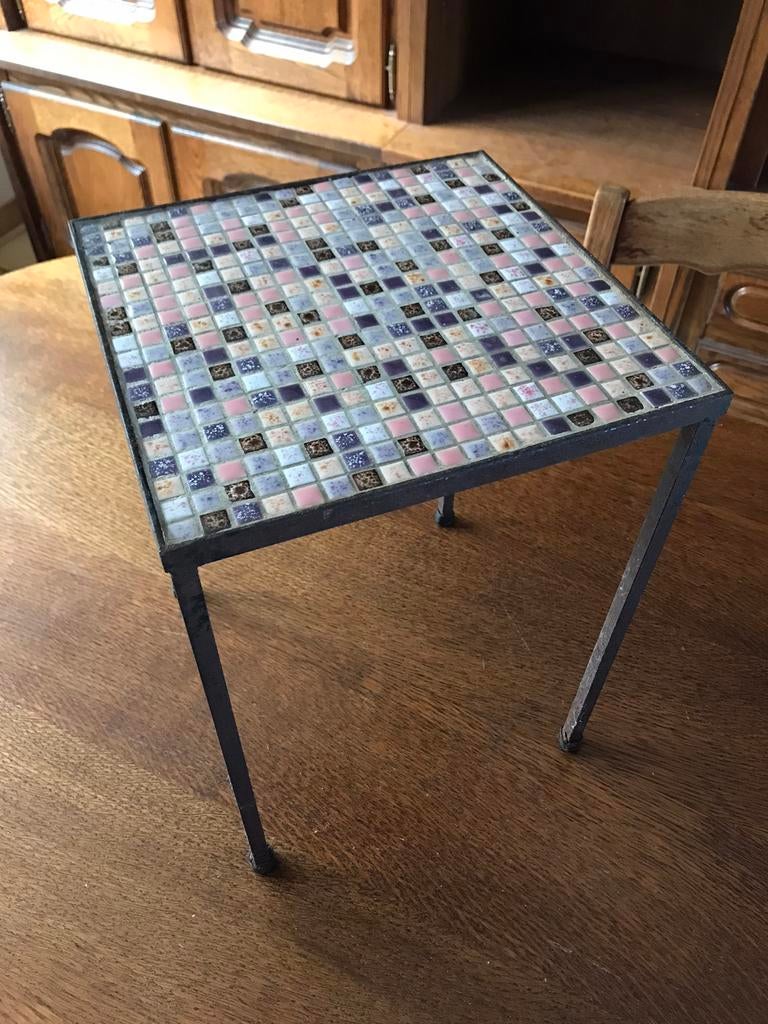 Tabouret Vintage Mosaïque, Maison & Meubles, Utilisé