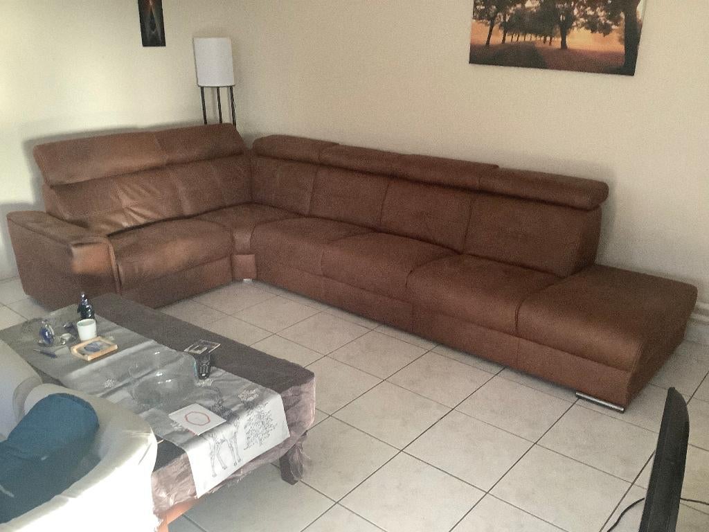 hoek salon, Ophalen, Hoekbank, 300 cm of meer, Zo goed als nieuw