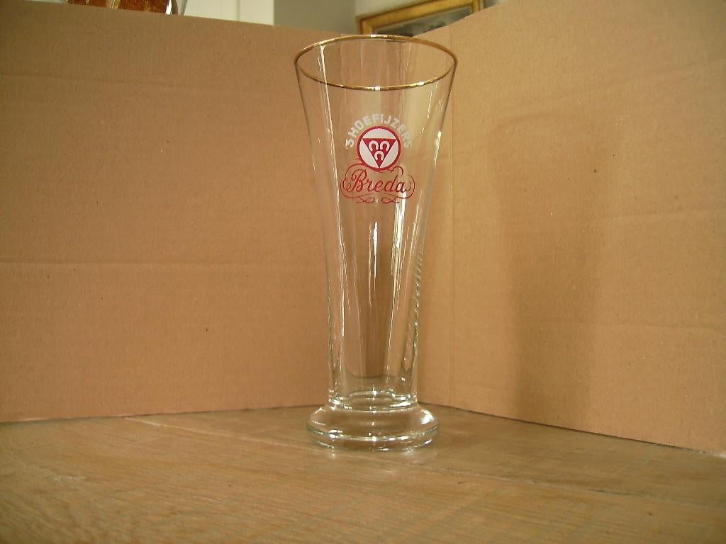 oude bier glazen ( 1 ), Ophalen of Verzenden, Zo goed als nieuw, Glas of Glazen, Overige merken