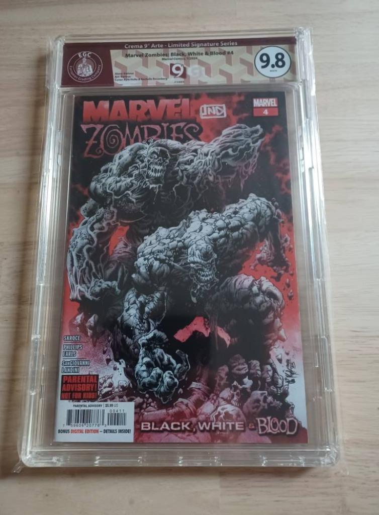 Zombies Black White & Blood 2024 Custom Label Signed, Boeken, Strips | Comics, Nieuw, Eén comic, Amerika, Ophalen of Verzenden