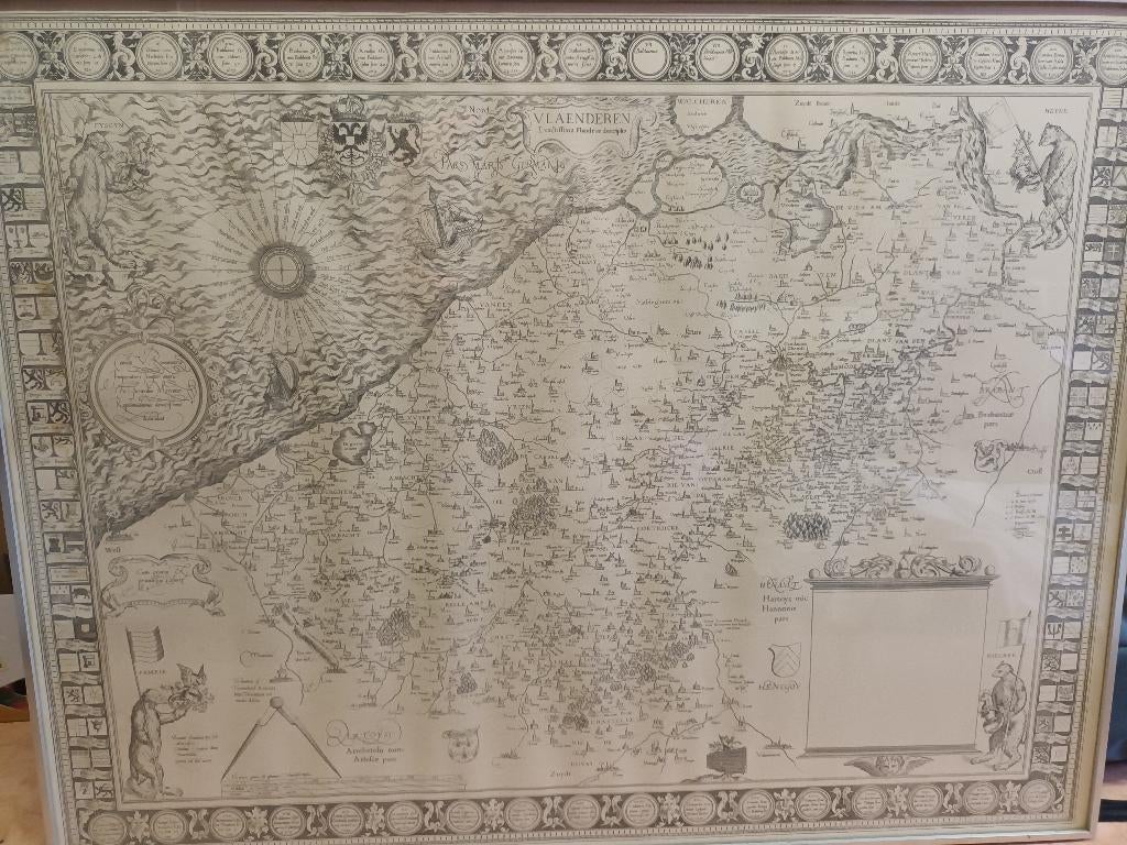landkaart, Livres, Atlas & Cartes géographiques, Autres régions, Mercator, Comme neuf, Enlèvement