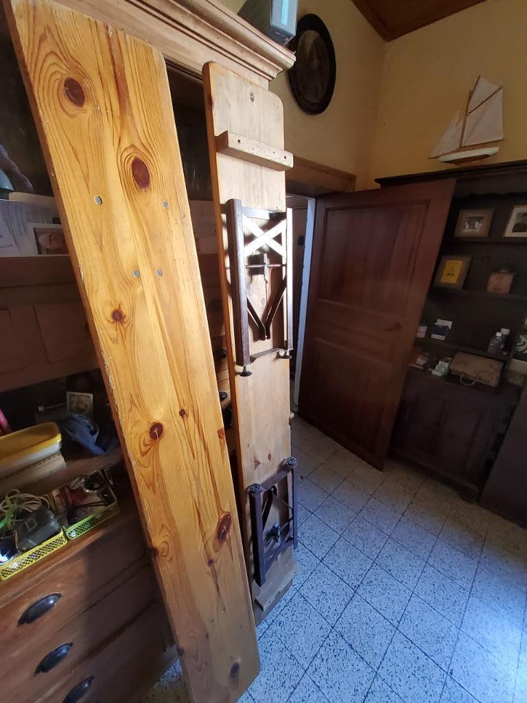 banc en bois à pieds pliables, Enlèvement, Utilisé, Bois