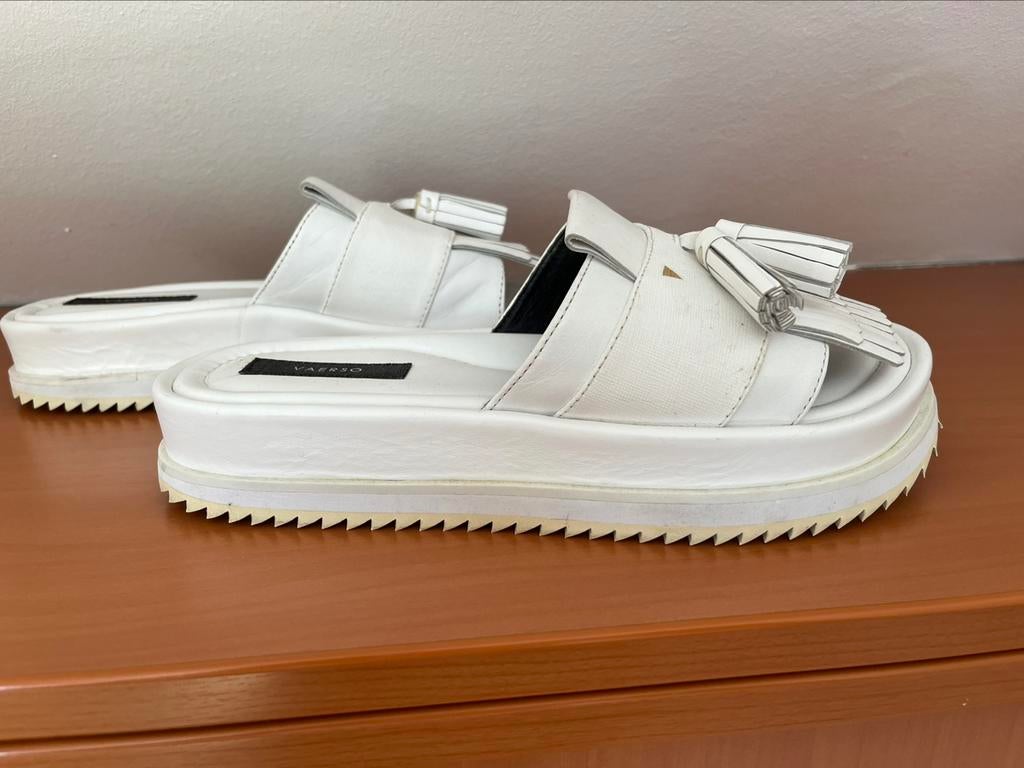 Slippers vaerso maat 39.  Wit, Ophalen, Zo goed als nieuw