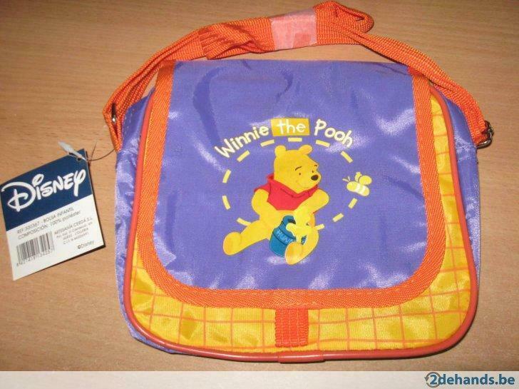 tas met pooh lila, Verzenden, Nieuw, Aktetas of Boekentas