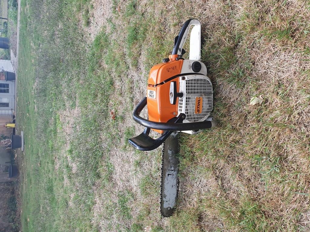Stihl kettingzaag, Ophalen, Gebruikt, Kettingzaag, Stihl